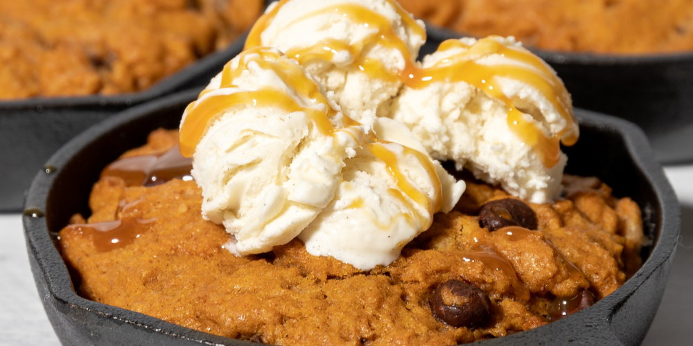 Pumpkin Skillet Cookie