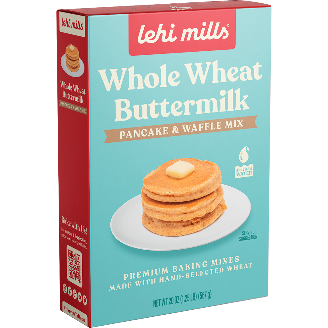 Whole Wheat Buttermilk Pancake &amp; Waffle Mix – Lehi Mills