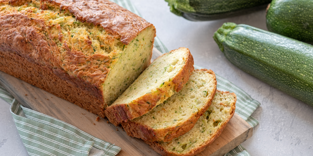 Zucchini Bread Recipe with Salted Honey Butter