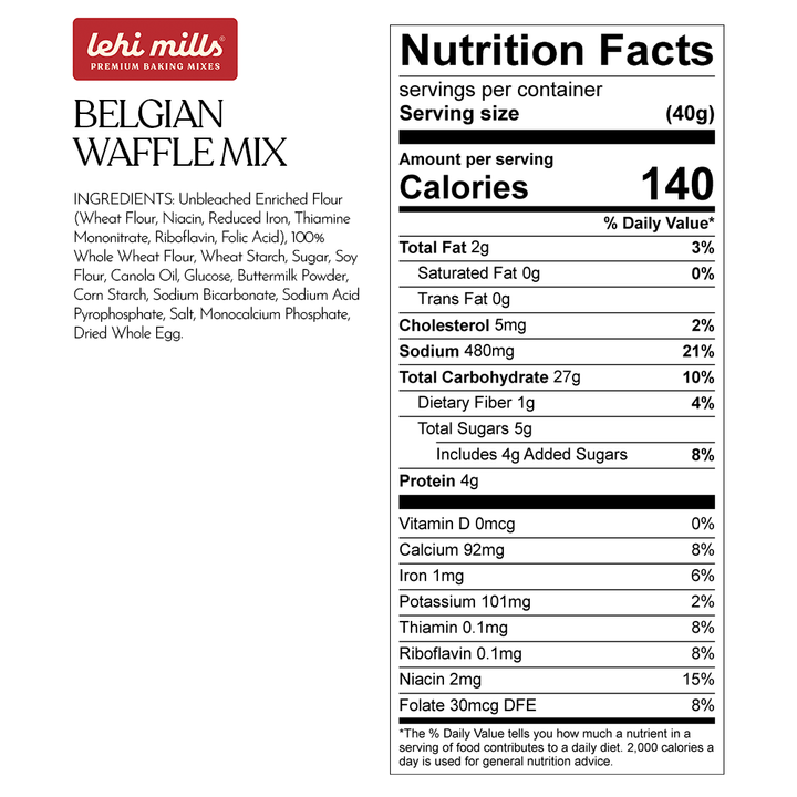 Belgian Waffle Mix