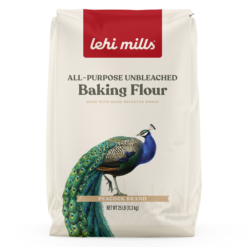 Peacock All Purpose Unbleached Enriched Flour - Lehi Mills