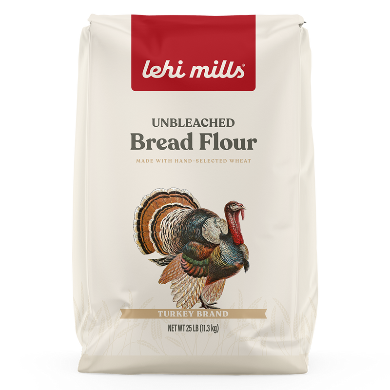 Turkey Unbleached Enriched Bread Flour - 25 lbs - Lehi Mills